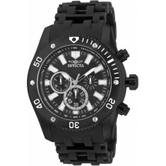 Invicta Men's 14862 Sea Spider  Quartz Chronograph Black Dial Watch