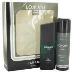 Gift Set - 34 oz Eau De Toilette Spray + 67 oz Deodorant Spray Masculino - Lomani - Lomani - --