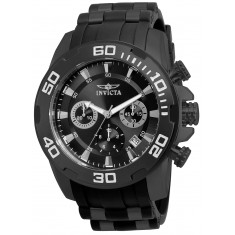 Invicta Men's 22338 Pro Diver Quartz Chronograph Black Dial Watch