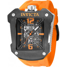 Invicta Men's 41663 S1 Rally Automatic 3 Hand Gunmetal, Black Dial Watch