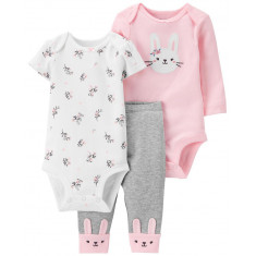 Conjunto 3 peças - Carter's (Tam:3meses) Style 1M751510