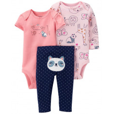 Conjunto 3 peças - Carter's (Tam:3meses) Style 1M751610