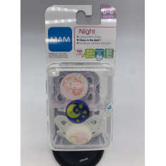 MAM - Kit 2 chupetas - Tamanho 0-6meses