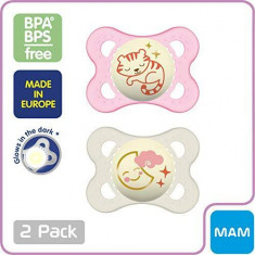 MAM - Kit 2 chupetas - Tamanho 0-6meses