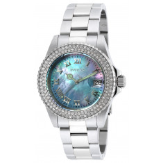 Invicta Women's 19872 Angel Quartz 3 Hand Light Blue Dial Watch