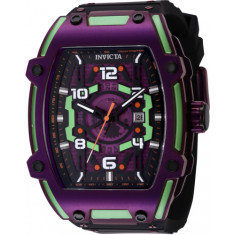 Invicta Men's 44143 S1 Rally Quartz Multifunction Purple, Green, Black Dial Watch
