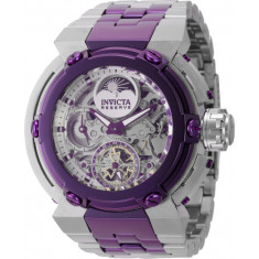 Invicta Men's 43945 Coalition Forces Automatic 2 Hand Purple, Silver Dial Watch