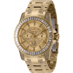 Invicta Women's 43826 SHAQ Quartz Chronograph Gold Dial Watch