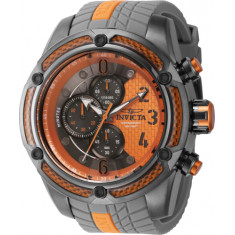 Invicta Men's 43899 S1 Rally Quartz Chronograph Grey, Orange Dial Watch