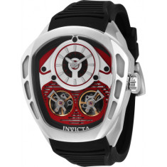 Invicta Men's 43862 Akula Automatic Multifunction Black, Silver, Red Dial Watch