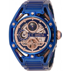 Invicta Men's 42135 S1 Rally Automatic Multifunction Silver, Black, Blue, Rose Gold, White Dial Watch