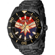 Invicta Men's 43057 Marvel Automatic 3 Hand Gold, Red, Blue Dial Watch
