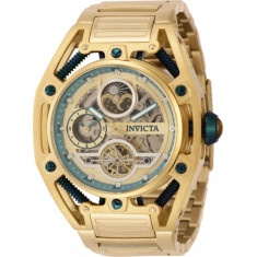 Invicta Men's 42136 S1 Rally Automatic Multifunction Silver, Black, White, Gold, Green Dial Watch