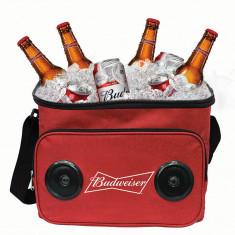 Cooler portátil com Speaker para 24 latinhas - Budweiser