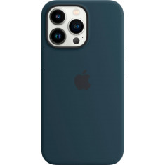 Apple - iPhone 13 Pro Silicone Case with MagSafe - Abyss Blue