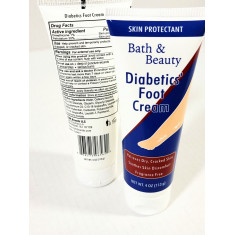 TSM Diabetics Foot Cream Skin Protectant Relieves Dry Fragrance-Free