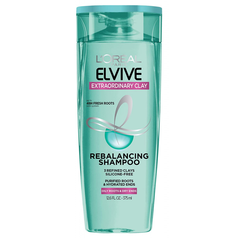 L Oreal Paris Elvive Extraordinary Clay Rebalancing Shampoo 12 6 Fl Oz