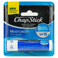 ChapStick Classic Moisturizer Skin Protectant Lip Balm Tube, 0.15 Ounce