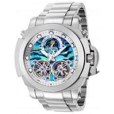 Invicta Men's 36016 Reserve Automatic Chronograph Blue, Silver, Green Dial Watch