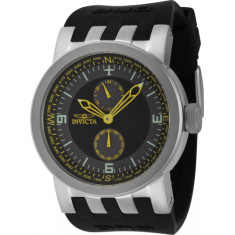 Invicta Men's 44225 DNA Quartz Multifunction Black, Grey, Yellow Dial Watch