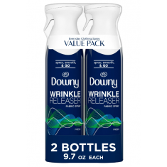 Downy WrinkleGuard Wrinkle Releaser Fabric Spray, Fresh, 2 Ct