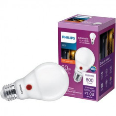 Philips 60w Equivalent Soft White A19 Medium Dusk To Dawn Led Light Bulb