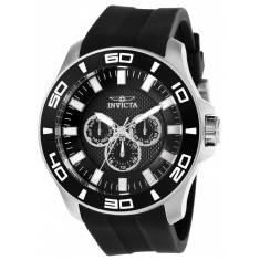 Invicta Men's 28000 Pro Diver Quartz Chronograph Black Dial Watch