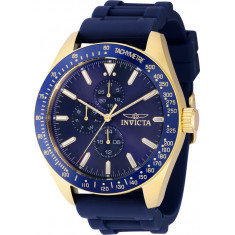 Invicta Men's 38403 Aviator Quartz 3 Hand Blue Dial Watch