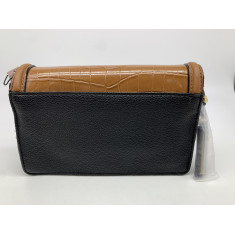 Bolsa Marrom e Preto Com Alca Dourada - Victoria's Secret