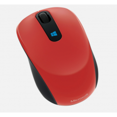 Mouse Sem Fio - Microsoft - Vermelho