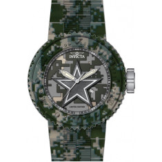 Invicta Men's 45092 NFL Dallas Cowboys Quartz 3 Hand Grey, Beige, Dark Grey, Camouflage Dial Watch