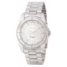 Invicta Women's 0457 Angel Quartz 3 Hand Silver Dial Watch