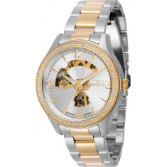 Invicta Women's 38539 Specialty Mechanical 3 Hand Silver Dial Watch