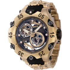 Invicta Men's 43918 Reserve Automatic 2 Hand Gunmetal, Gold, Silver Dial Watch