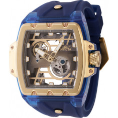 Invicta Men's 44271 Anatomic Automatic 2 Hand Dark Blue, Gold, Silver, Gunmetal Dial Watch