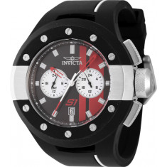 Invicta Men's 44357 S1 Rally Quartz Multifunction Red, Black Dial Watch