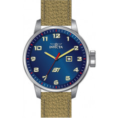 Invicta Men's 44958 S1 Rally Quartz 3 Hand Blue Dial Watch