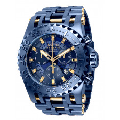 Invicta Men's 30120 Reserve Quartz Chronograph Blue, Gold Dial Watch