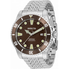 Invicta Men's 33504 Pro Diver Automatic 3 Hand Brown Dial Watch