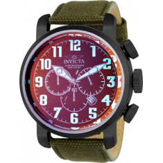 Invicta Men's 24026 Aviator Quartz Chronograph Black Dial Watch