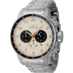 Invicta Men's 44950 S1 Rally Quartz Chronograph White, Black Dial Watch