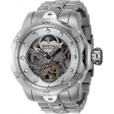 Invicta Men's 43898 Reserve Automatic 2 Hand Gunmetal, Silver Dial Watch
