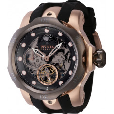 Invicta Men's 43902 Reserve Automatic 2 Hand Rose Gold, Black Dial Watch