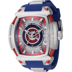 Invicta Men's 42827 MLB Chicago Cubs Quartz Multifunction White, Red Dial Watch
