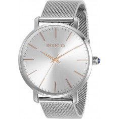 Invicta Women's 31068 Angel Quartz 3 Hand Silver Dial Watch