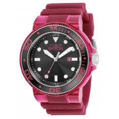 Invicta Men's 32329 Pro Diver Quartz 3 Hand Black Dial Watch