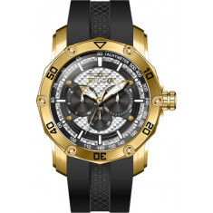 Invicta Men's 45741 Pro Diver Quartz Chronograph Black, White Dial Watch
