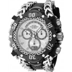 Invicta Men's 44621 Masterpiece Quartz Chronograph Silver Dial Watch