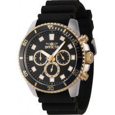 Invicta Men's 46120 Pro Diver Quartz Chronograph Black Dial Watch