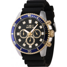 Invicta Men's 46121 Pro Diver Quartz Chronograph Black Dial Watch